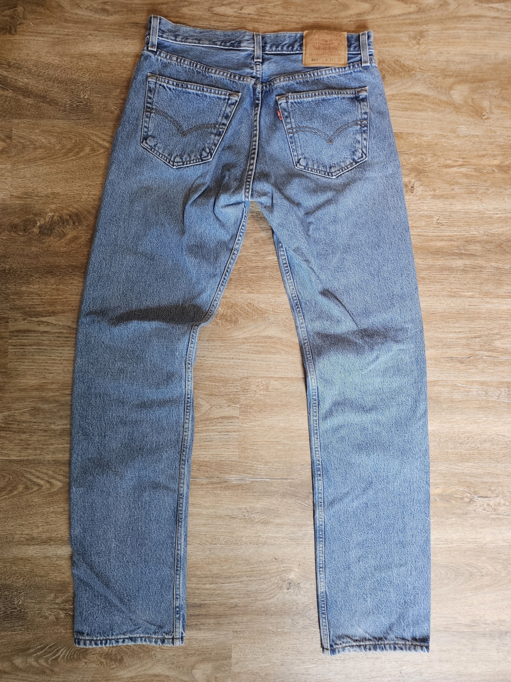 🔥Vintage Y2K Levi's 501 Jeans 32x33 Button Fly Made in Colombia 06/00 Tag 32x36 - Picture 2 of 16